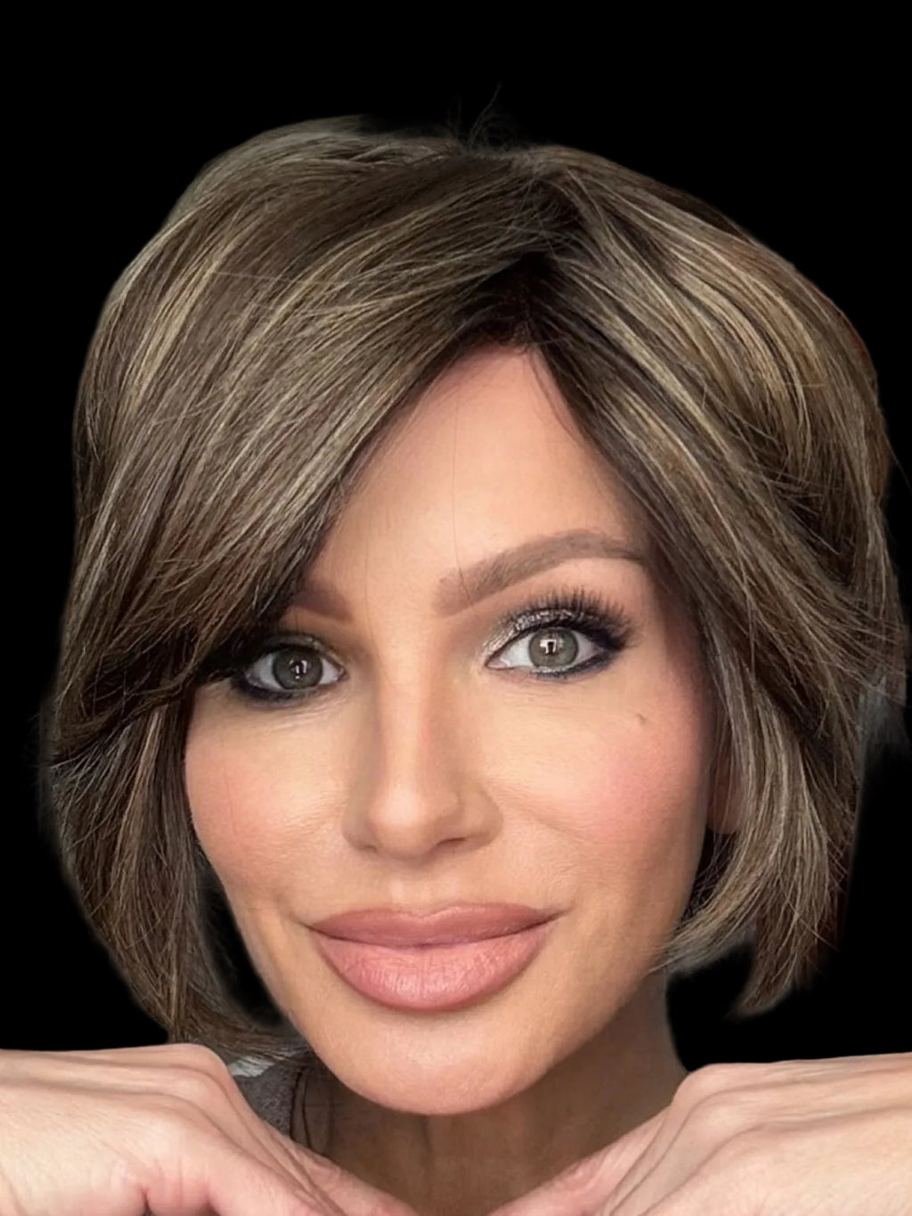 Carmi - Synthetic Lace-Front Glue-Free Wig Martini Wigs