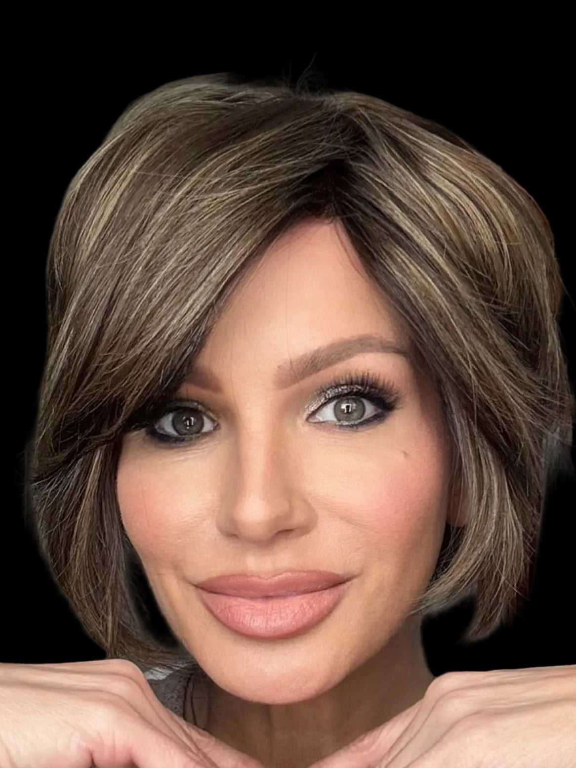 Carmi - Synthetic Lace-Front Glue-Free Wig Martini Wigs
