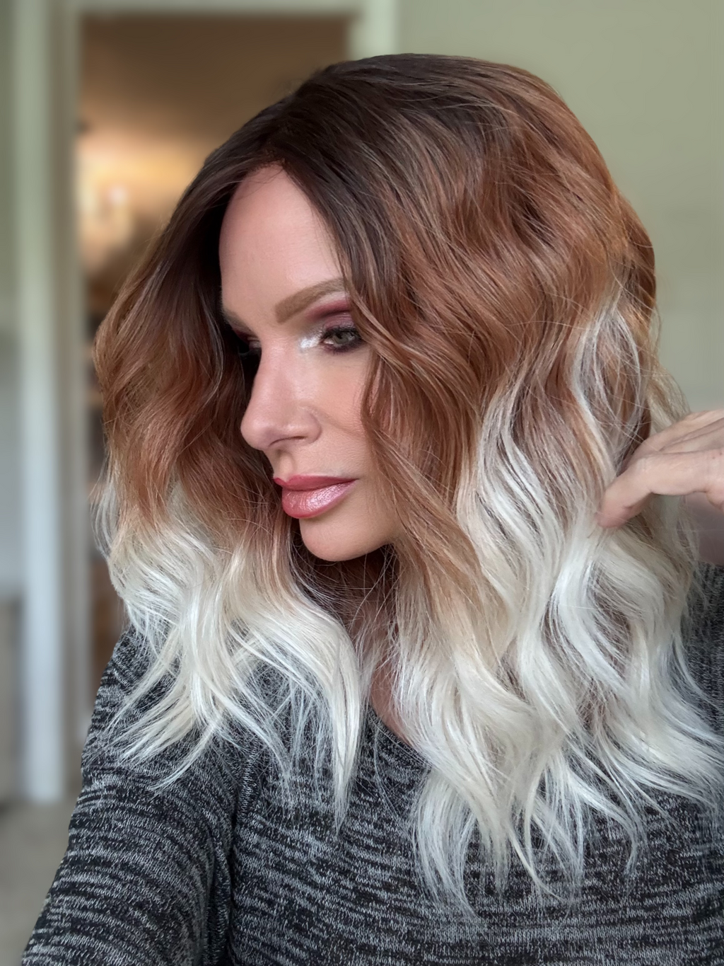 Italian Caffe’ Cap Size Martini Wigs
